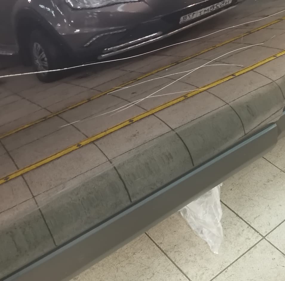 Toyota Rav 4 после вандалов.